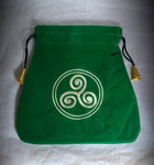 Celtic Triskel Velvet Tarot Bag