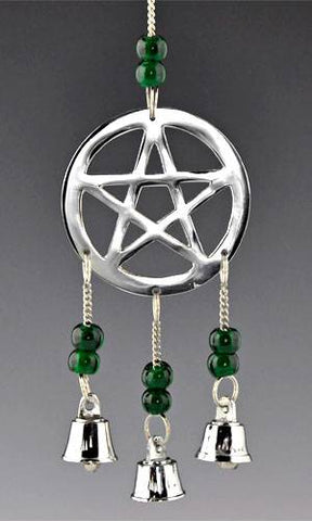 Mini Pentacle Witches Bells Wind chime