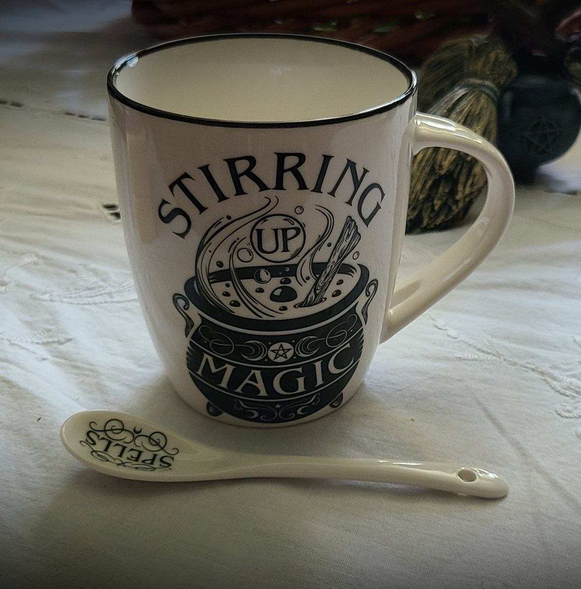 Dragon is Stirring Mug and Spoon Set