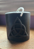 Triquetra Beeswax Votive Candle
