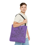 Pentacle & Vine Purple Tote Bag