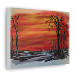 Blazing Sunset Canvas