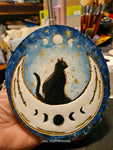 Crescent Moon Black Cat