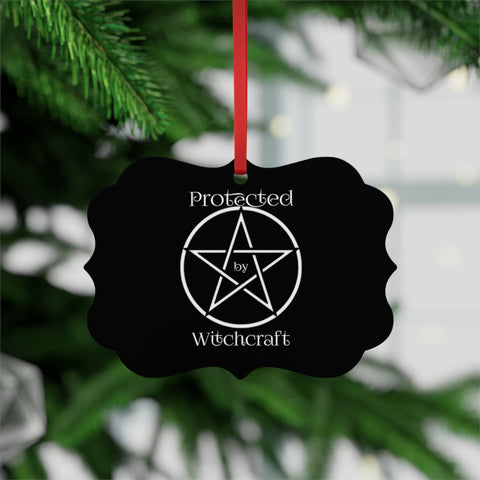 Protected by Witchcraft Ornament