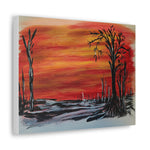 Blazing Sunset Canvas