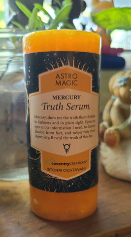 Astro Magic Mercury Truth Candle