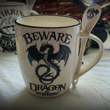 Beware Dragon Stirring Mug - Mugs
