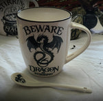 Beware Dragon Stirring Mug - Mugs