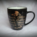 Black Coffee Black Clothes Mug