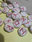 Elder Futhark White Norse Rune set - Religious & Ceremonial