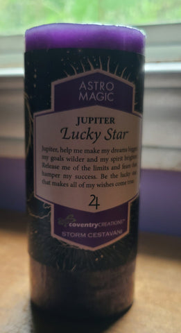 Jupiter Lucky Star Candle
