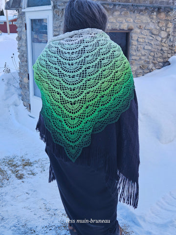 Green Moss Shawl