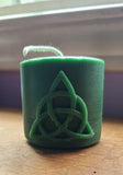 Triquetra Beeswax Votive Candle