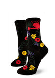Witchy Socks - Crew Black Watering Can