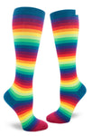 Witchy Socks - Gradient Rainbow Kneehigh